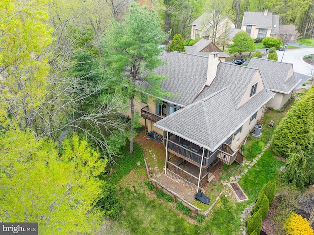 aerial view