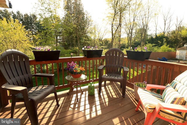 view of deck