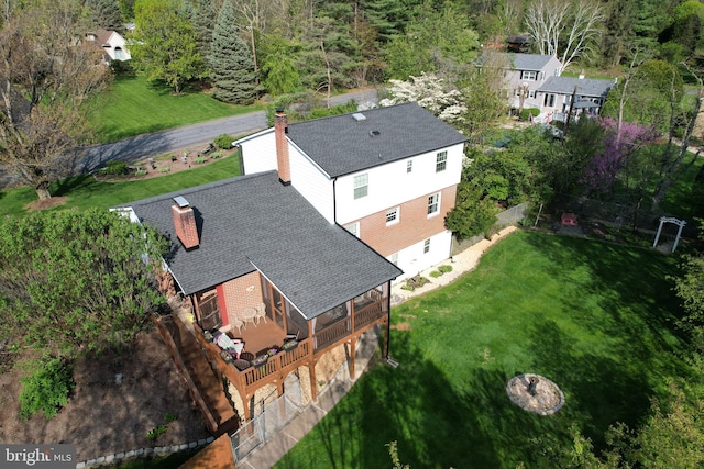 aerial view