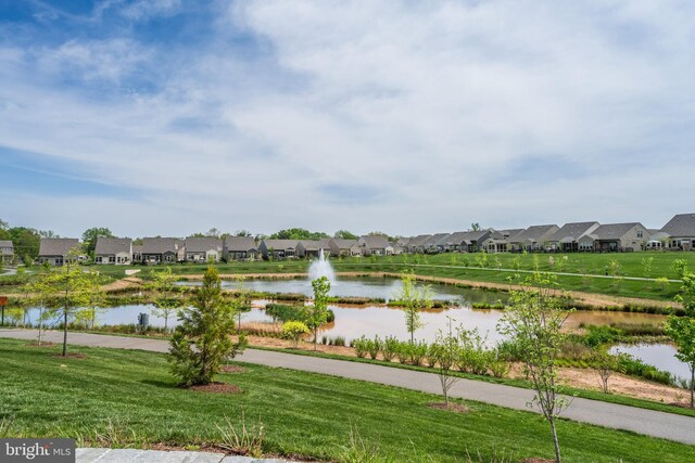 water view featuring a residential view