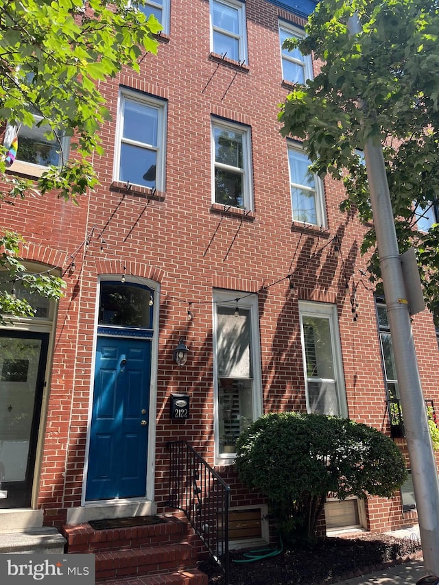 2122 E Lombard St E, Baltimore, MD 21231 - view of front of house with brick siding