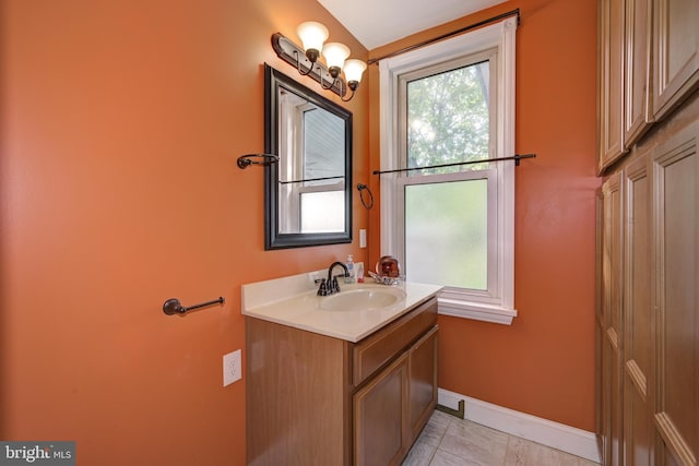 322-324 Washington Ave, Laurel Springs, NJ 08021 - bathroom with baseboards and vanity