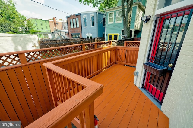 209 11th St NE, Washington, DC 20002 - wooden deck featuring fence