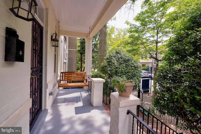 209 11th St NE, Washington, DC 20002 - view of patio / terrace featuring a porch