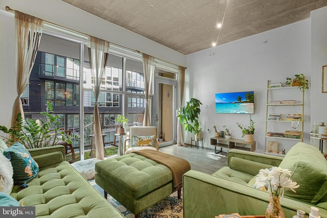 929 Florida Ave NW Unit 2001, Washington, DC 20001 - living room featuring wood finished floors