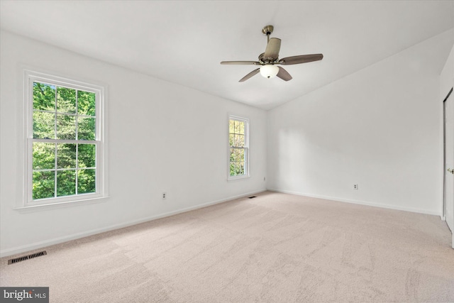 7232 Cherwell Ln, Alexandria, VA 22315 - spare room featuring carpet flooring, baseboards, and a ceiling fan