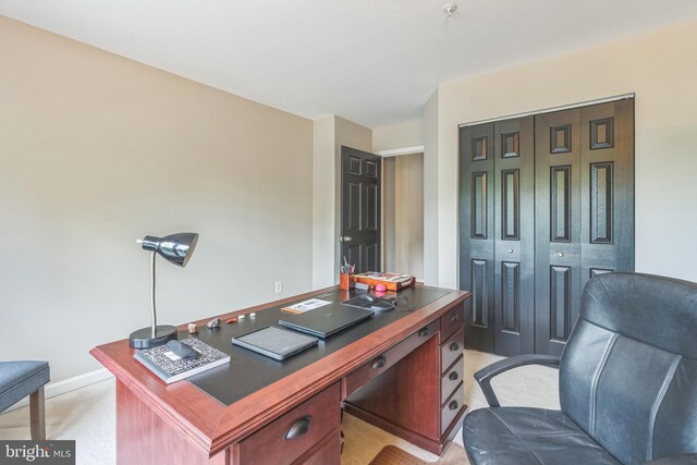 907 Whistling Duck Dr, Upper Marlboro, MD 20774 - office space with baseboards and light carpet