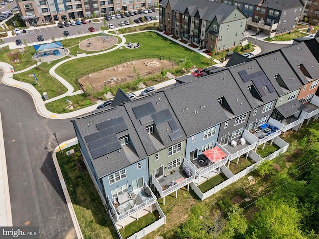 drone / aerial view