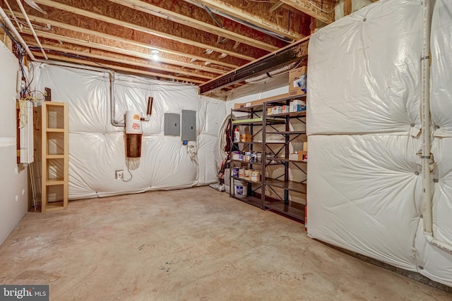 5985 Twin Branch Ct, Haymarket, VA 20169 - unfinished basement featuring electric panel