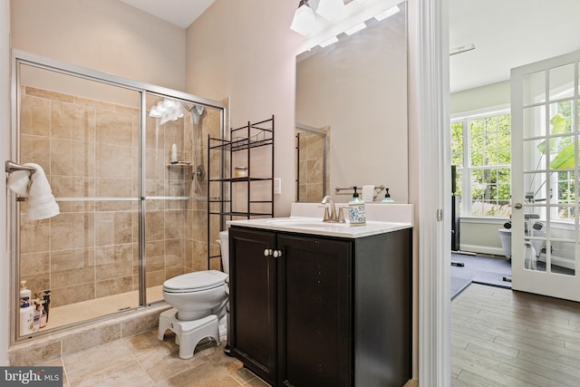 2204 Messina Ct, Eldersburg, MD 21784 - bathroom with a stall shower, toilet, and vanity