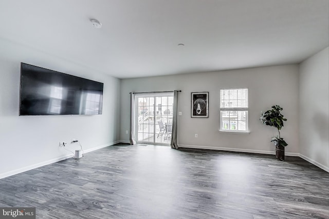 520 View Point Way, Fredericksburg, VA 22405 - unfurnished living room with dark wood finished floors and baseboards