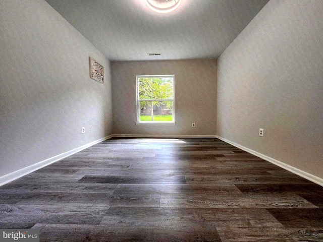 3811 Saint Barnabas Rd Unit T2, Suitland, MD 20746 - empty room featuring wood finished floors and baseboards