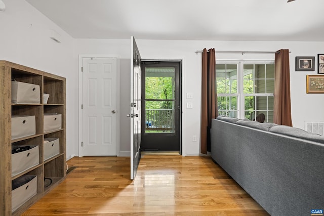 28 Begum Rd, Palmyra, VA 22963 - entrance foyer featuring light wood finished floors and visible vents
