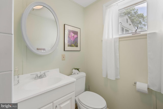 3305 Shirley Ln, Chevy Chase, MD 20815 - half bath featuring vanity and toilet