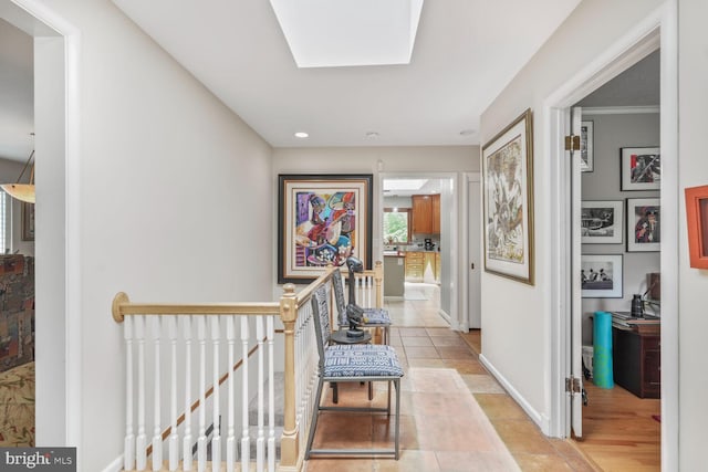 3305 Shirley Ln, Chevy Chase, MD 20815 - hall with an upstairs landing and baseboards