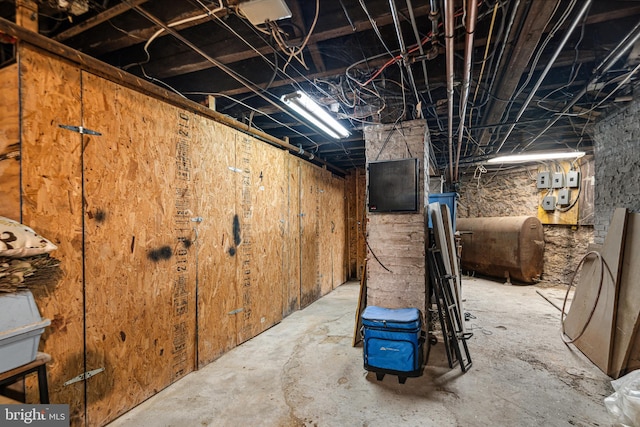 5217 Greene St, Philadelphia, PA 19144 - unfinished basement featuring heating fuel