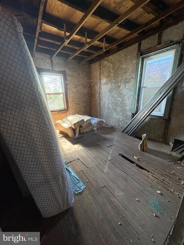 misc room featuring hardwood / wood-style floors