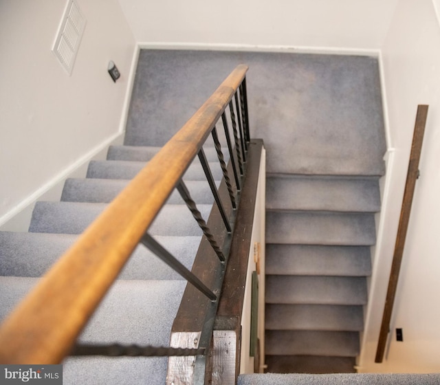 view of stairs