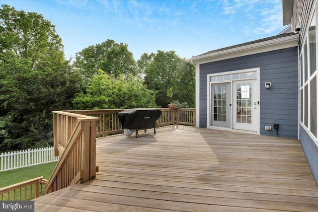 40918 White Clover Ln, Aldie, VA 20105 - wooden deck with fence