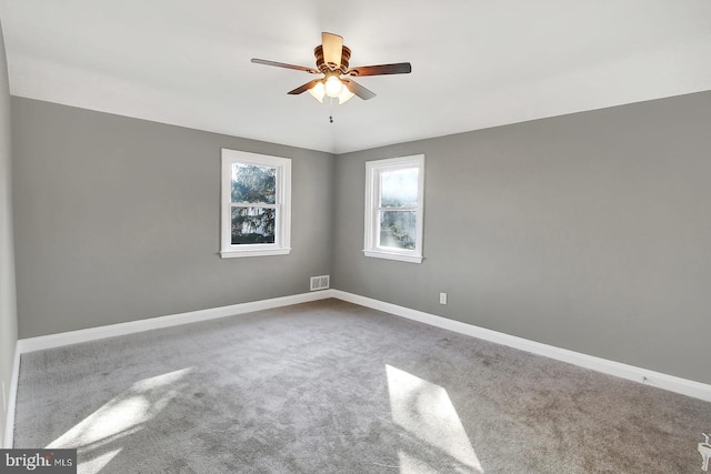 324 Woodbourne Ave, Baltimore, MD 21212 - spare room with ceiling fan and carpet flooring