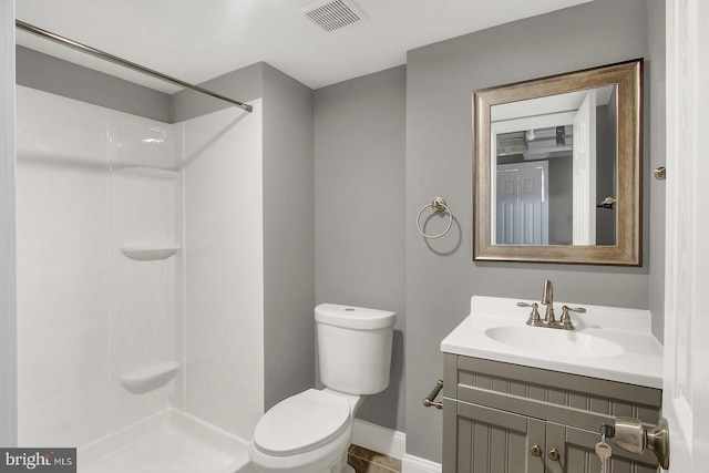 324 Woodbourne Ave, Baltimore, MD 21212 - bathroom with vanity, a shower, and tile patterned flooring