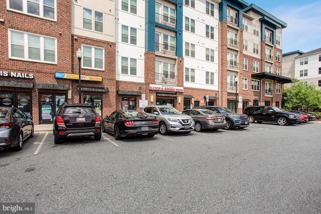 view of uncovered parking lot