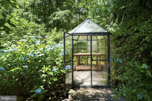 view of greenhouse
