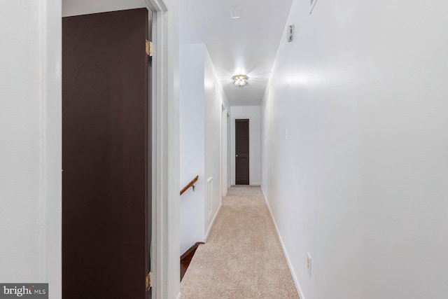 3403 Toone St, Baltimore, MD 21224 - hallway featuring light colored carpet and baseboards