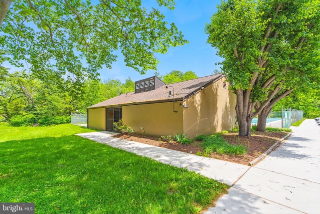 view of property exterior featuring stucco siding