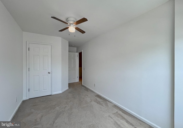 42667 New Dawn Ter, Brambleton, VA 20148 - unfurnished bedroom with carpet flooring, baseboards, and ceiling fan