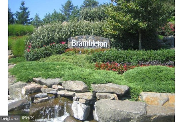 42667 New Dawn Ter, Brambleton, VA 20148 - community sign with a garden pond