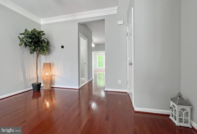 42667 New Dawn Ter, Brambleton, VA 20148 - spare room featuring wood finished floors, baseboards, and crown molding