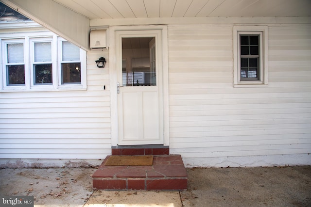 view of entrance to property