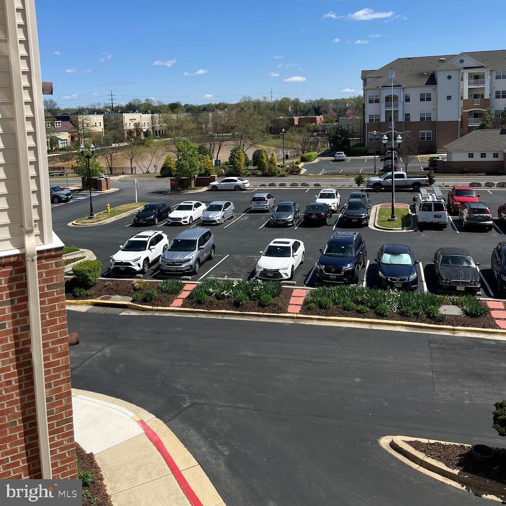 view of uncovered parking lot