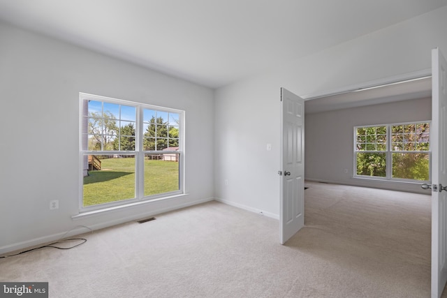 136 Roseville Ct, Boyce, VA 22620 - carpeted spare room with baseboards and visible vents