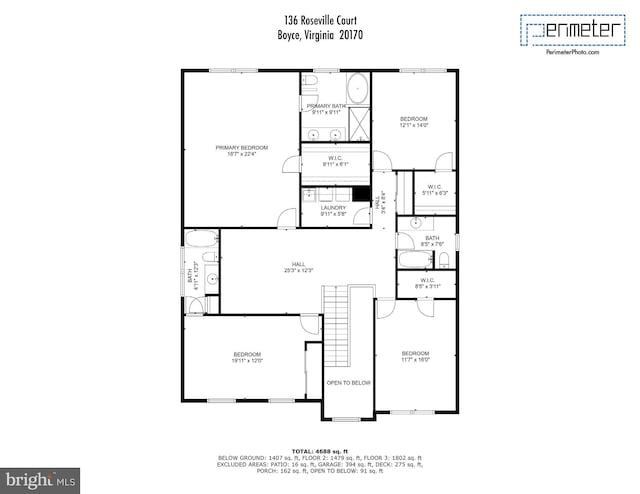 136 Roseville Ct, Boyce, VA 22620 - floor plan