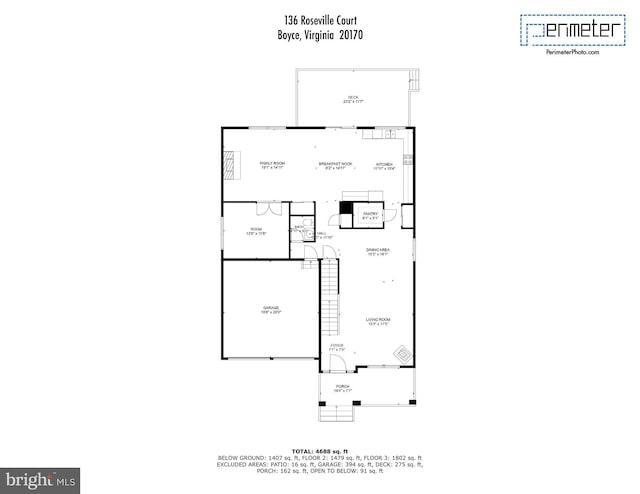 136 Roseville Ct, Boyce, VA 22620 - view of layout