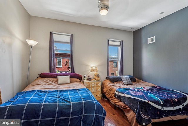 538 Moore St, Philadelphia, PA 19148 - bedroom featuring visible vents and wood finished floors