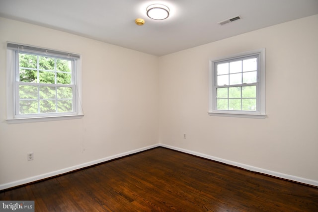 130 Great Lake Dr, Annapolis, MD 21403 - unfurnished room with baseboards, healthy amount of natural light, and hardwood / wood-style flooring