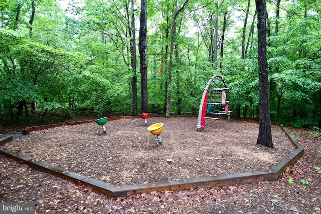 130 Great Lake Dr, Annapolis, MD 21403 - community jungle gym featuring a view of trees