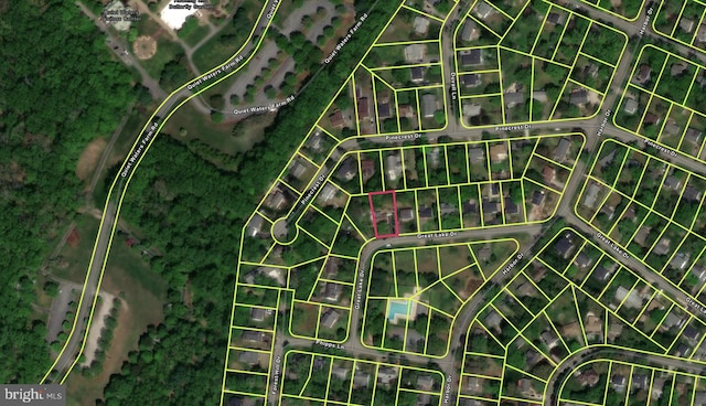130 Great Lake Dr, Annapolis, MD 21403 - aerial overview of property's location with property boundaries highlighted