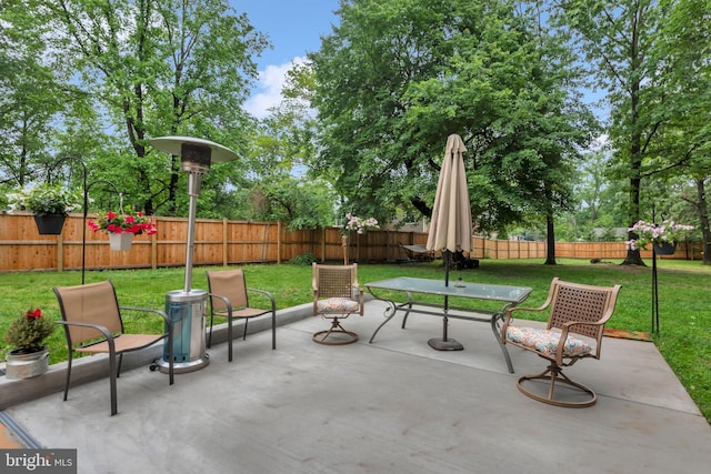 133 Teal Dr, Pasadena, MD 21122 - view of patio featuring outdoor dining space