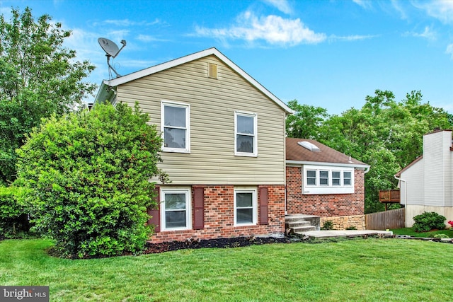 6608 Eaglewing Ln, Fort Washington, MD 20744 - rear view of house with brick siding