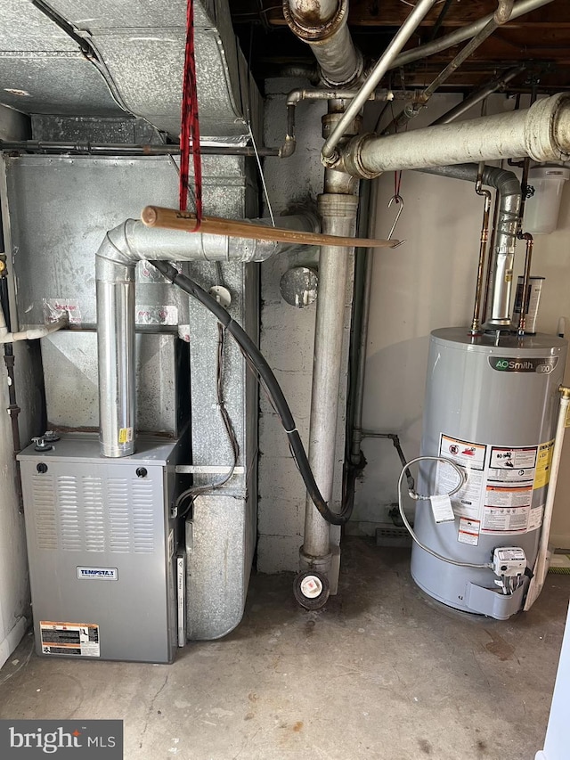 7757 Green Valley Rd, Wyncote, PA 19095 - utility room featuring water heater