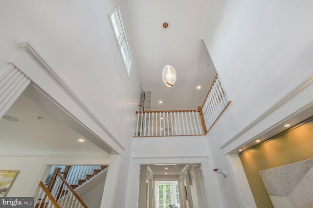 room details with recessed lighting