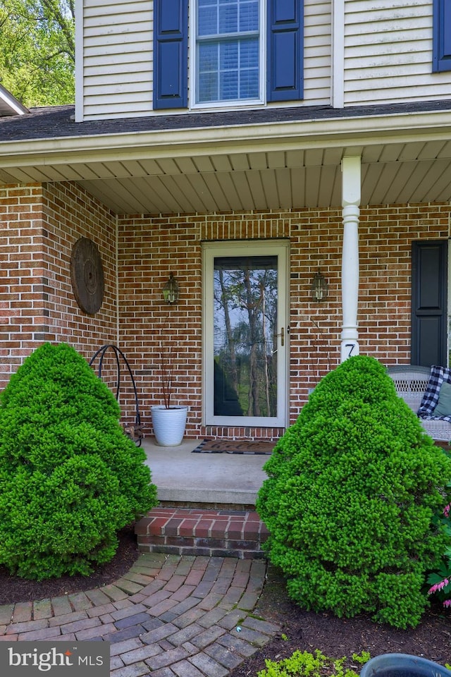 700 Stonecrest Dr, New Holland, PA 17557 - entrance to property with a porch and brick siding