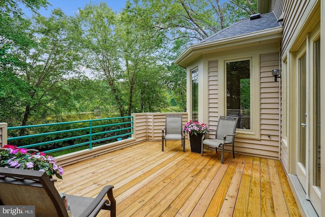 1145 Water Pointe Ln, Reston, VA 20194 - view of wooden terrace