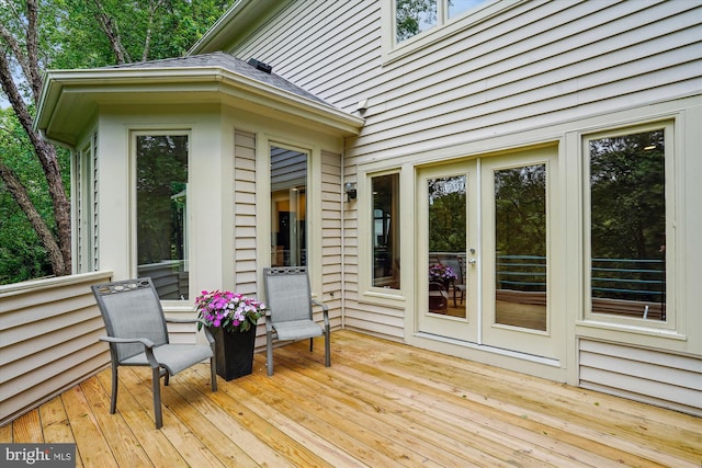 1145 Water Pointe Ln, Reston, VA 20194 - view of wooden deck
