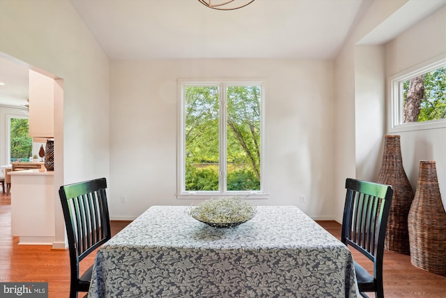 1145 Water Pointe Ln, Reston, VA 20194 - dining area featuring wood finished floors and baseboards
