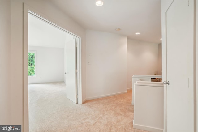 1145 Water Pointe Ln, Reston, VA 20194 - hallway featuring carpet floors, recessed lighting, and baseboards
